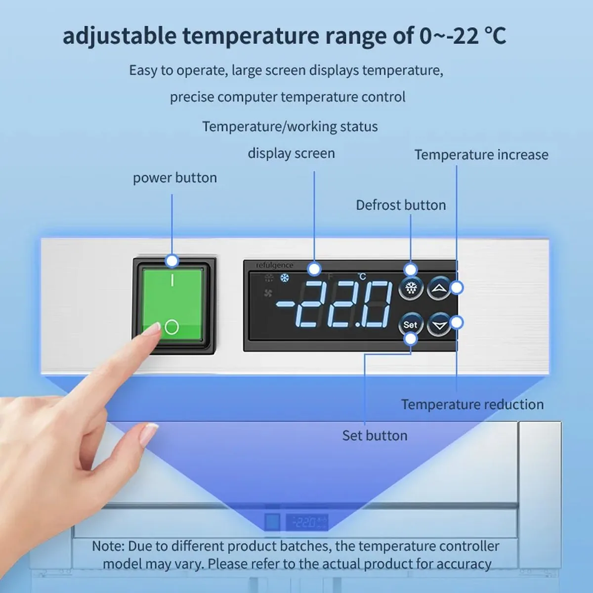 Commercial Four-Door Dual Temperature Tray Refrigerator Freezer Automatic…