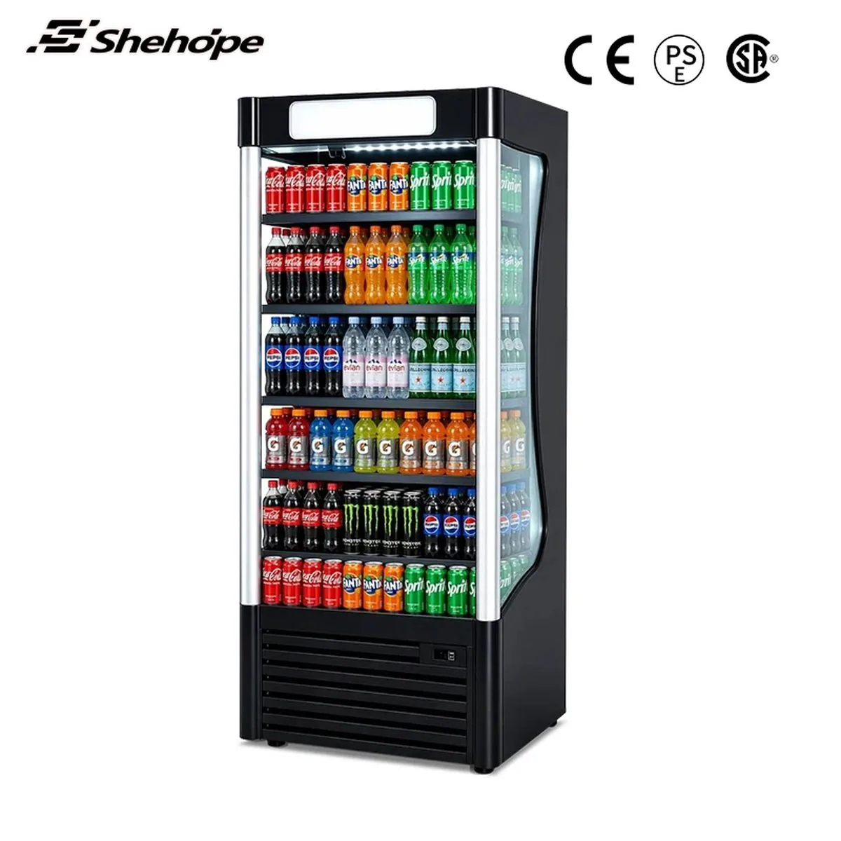 Commercial Front-Opening Walk-In Display Freezer with Multilayer Adjustable…