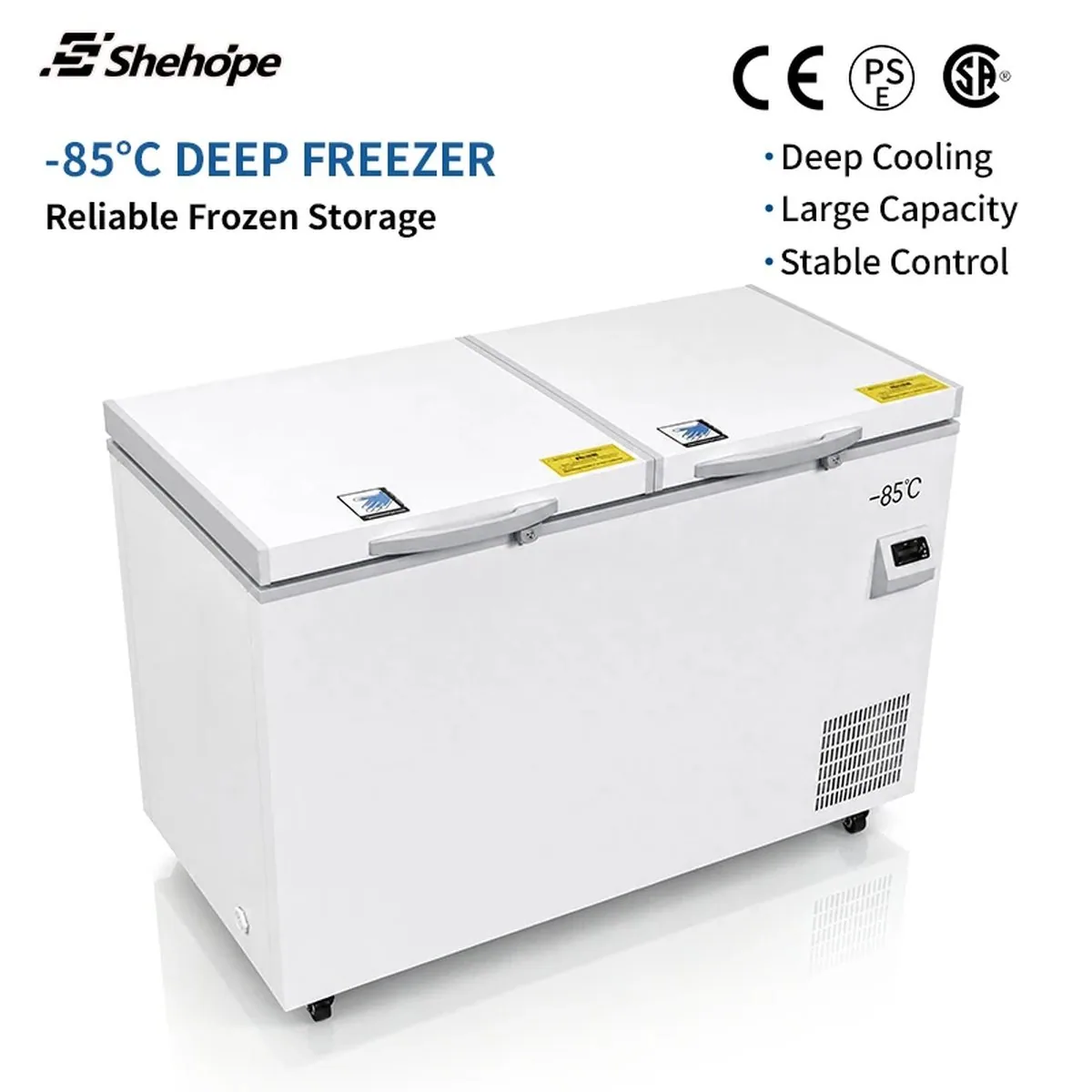 Large Capacity Reach-In Horizontal Chest Ultra Low Temp Freezer -85C Double…