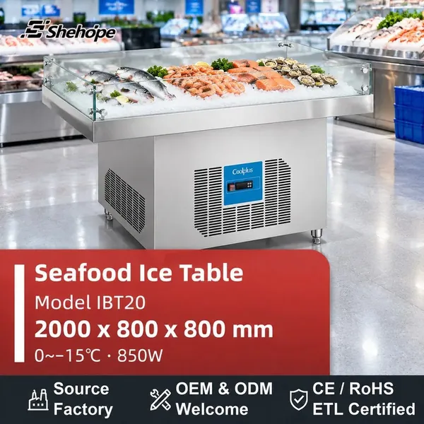 ثلاجات تحت الطاولة وثلاجات بأسطح عمل · IBT20 · 2000×800×800