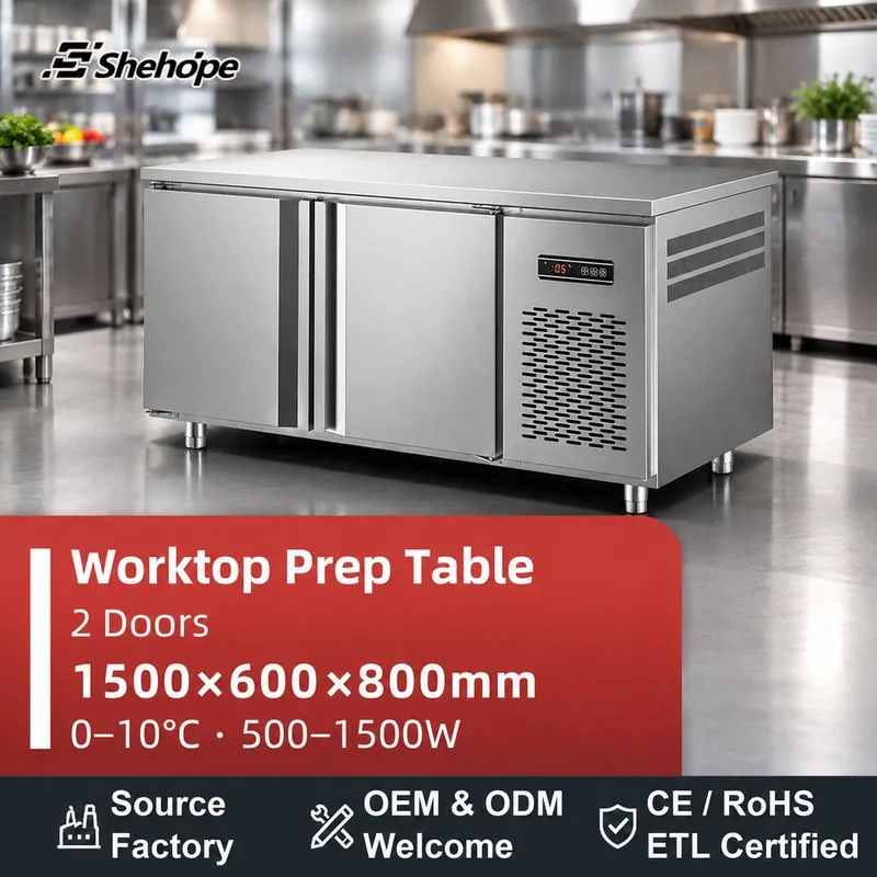 1.5m470L Full Copper Tube Stainless Steel · 1500×600×800 · 0–10°C