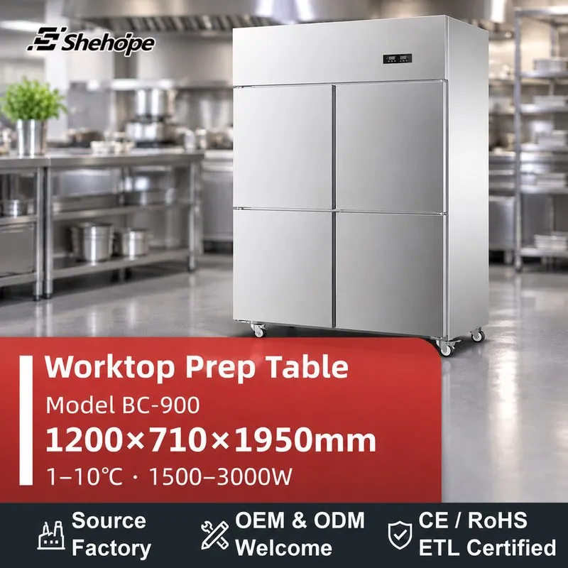 Four Door Commercial Stainless Steel · BC-900 · 1200×710×1950