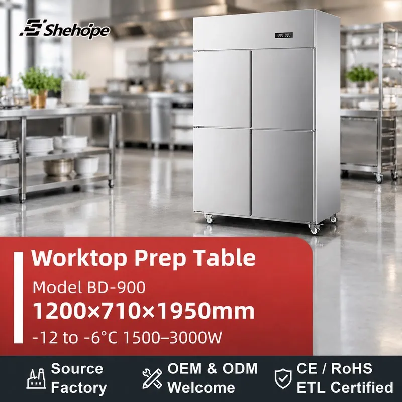 Four Door Commercial Stainless Steel · BD-900 · 1200×710×1950