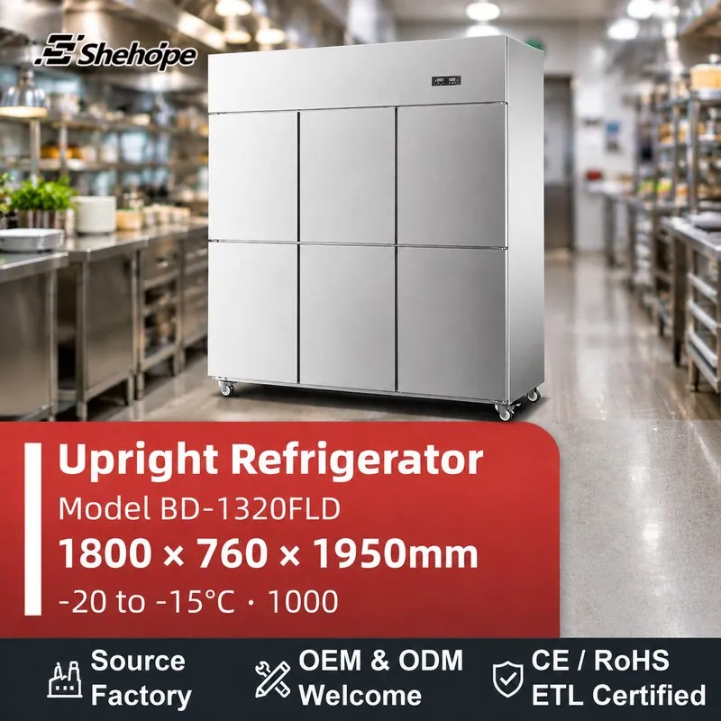 Triple Door Reach-In Refrigerator · BD-1320FLD · 1800×760×1950