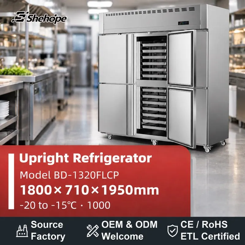 Commercial Large Capacity Vertical · BD-1320FLCP · 1800×710×1950