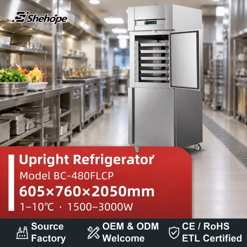 Factory OEM 2 Door Stainless Steel Vertical Reach-In Freezer Commercial…