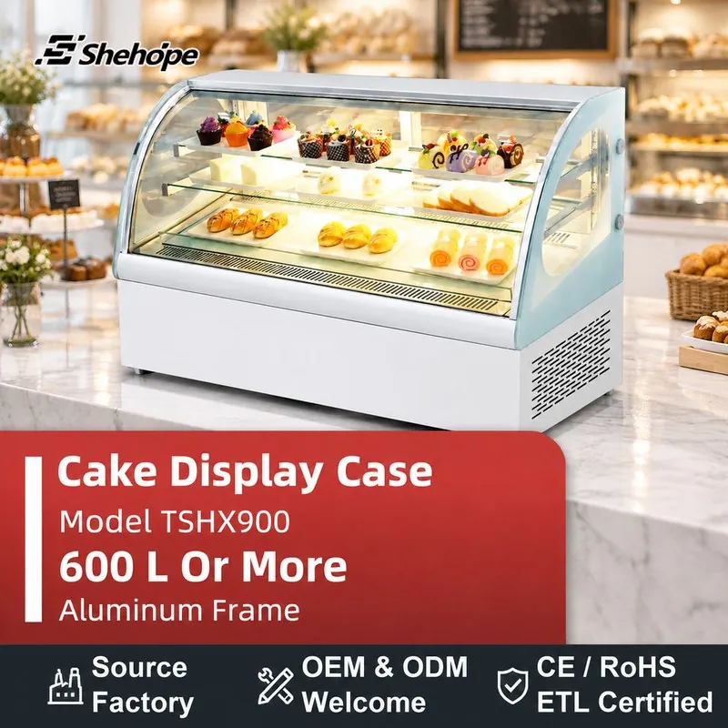 خزائن عرض الكعك ووحدات العرض فوق أسطح العمل · TSHX900 · 2–8°C
