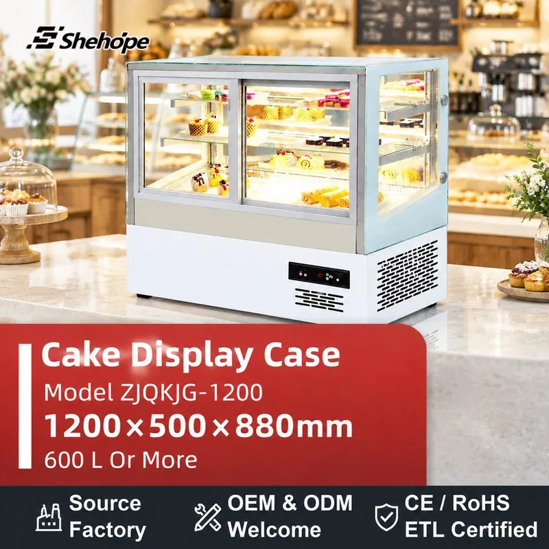 Commercial Desktop Merchandiser · ZJQKJG-1200 · 1200×500×880