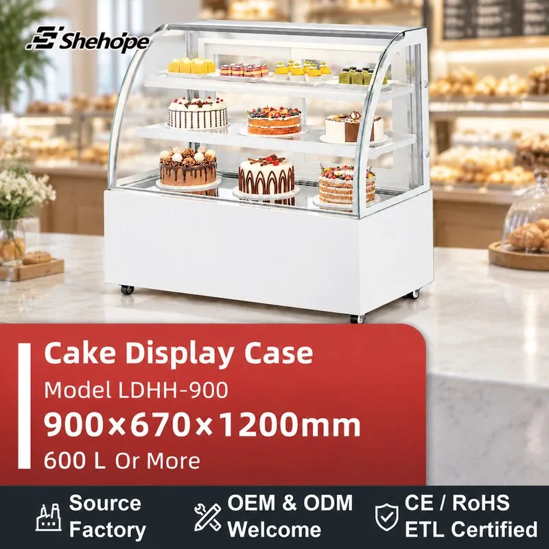 Commercial Countertop Four-Door Curved · LDHH-900 · 900×670×1200