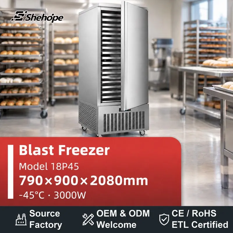 Shehope 18 Tray -45C Commercial Walk-In · 18P45 · 790×900×2080