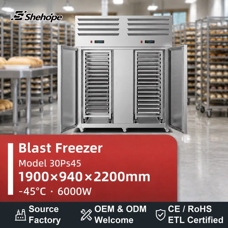 30 Tray Double Door -45C Commercial · 30Ps45 · 1900×940×2200