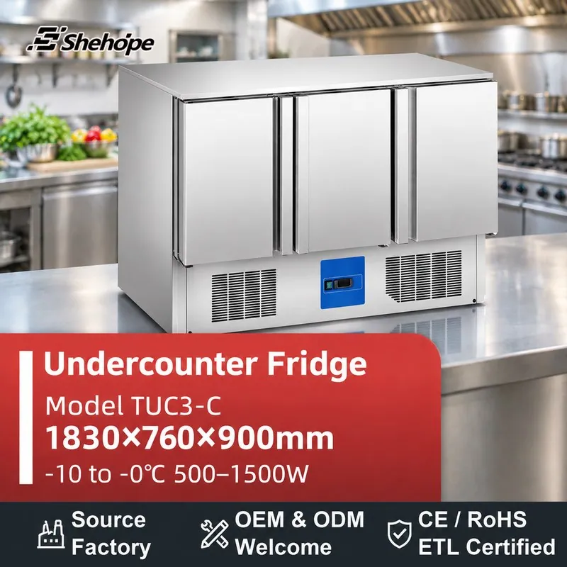 ثلاجات تحت الطاولة وثلاجات بأسطح عمل · TUC3-C · 1830×760×900
