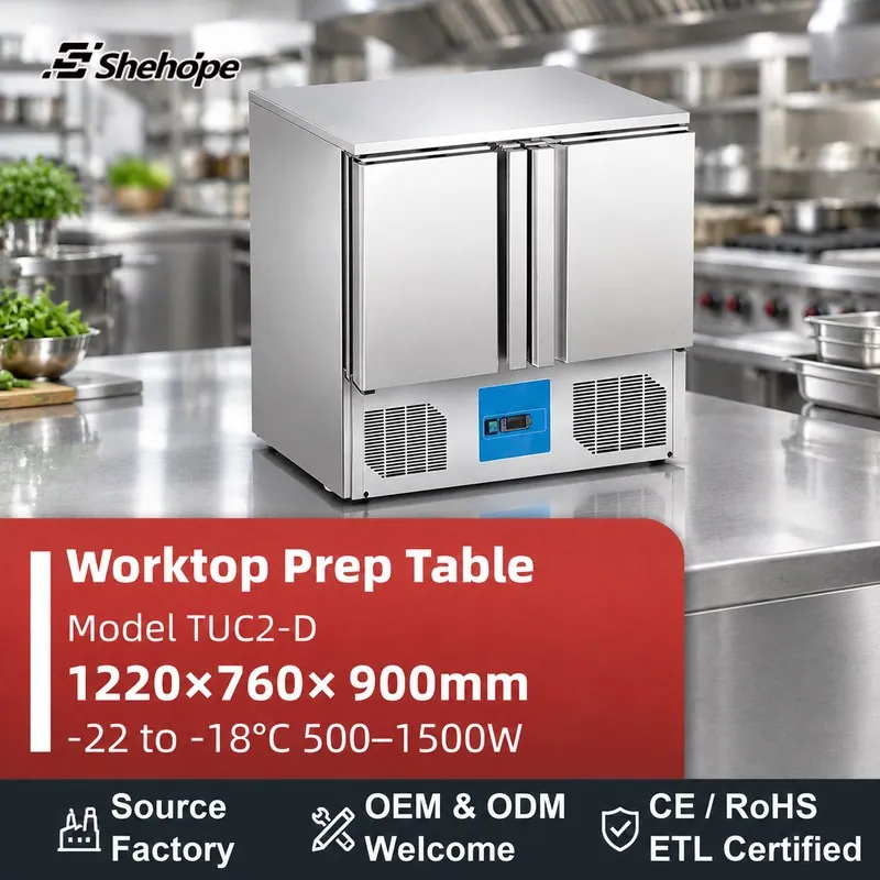 Commercial Two Door Stainless Steel · TUC2-D · 1220×760×900