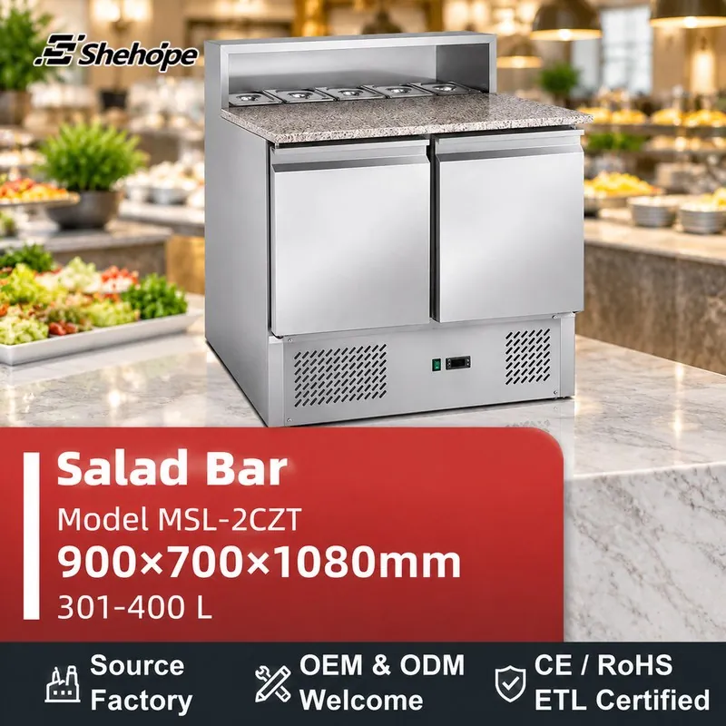 بارات السلطات وطاولات تحضير السلطات · MSL-2CZT · 900×700×1080