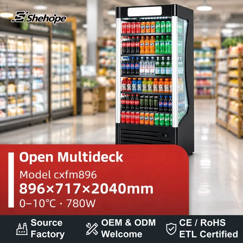 Commercial Front-Opening Walk-In Display · cxfm896 · 896×717×2040