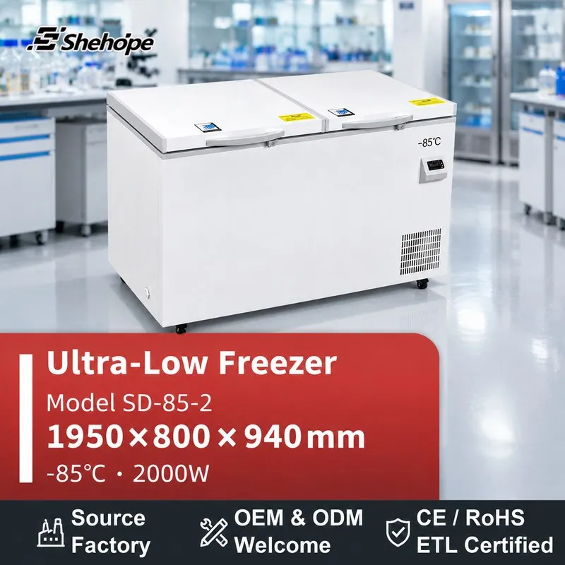 Large Capacity Reach-In Horizontal Chest · SD-85-2 · 1950×800×940