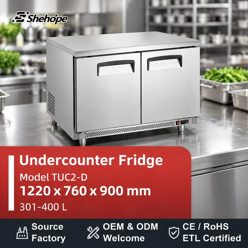 ثلاجات تحت الطاولة وثلاجات بأسطح عمل · TUC2-D · 1220×760×900