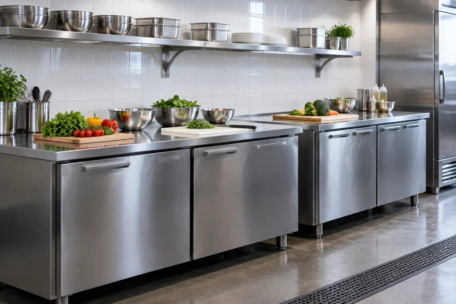 Prep tables and worktops
