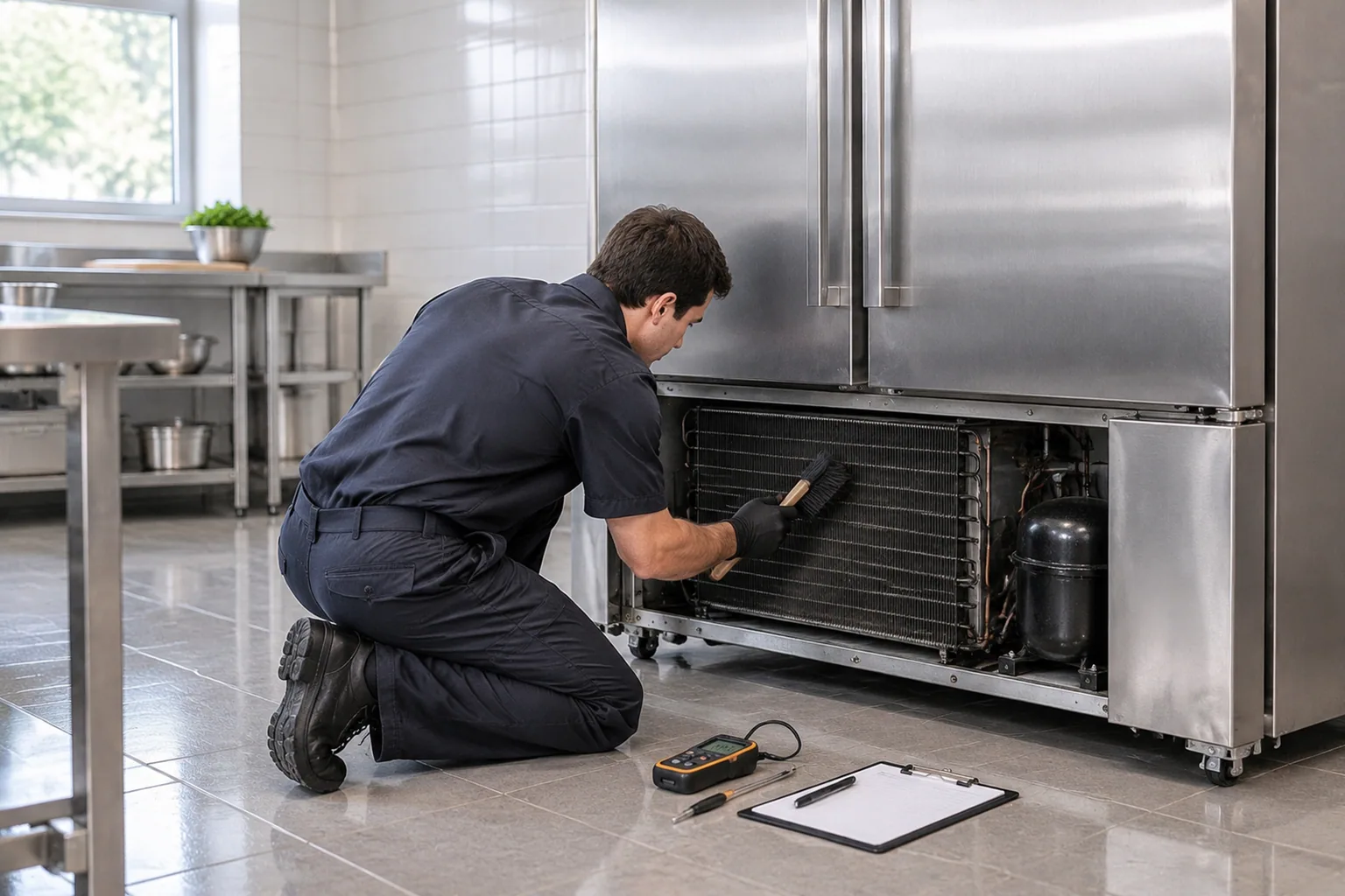 Service technician maintenance