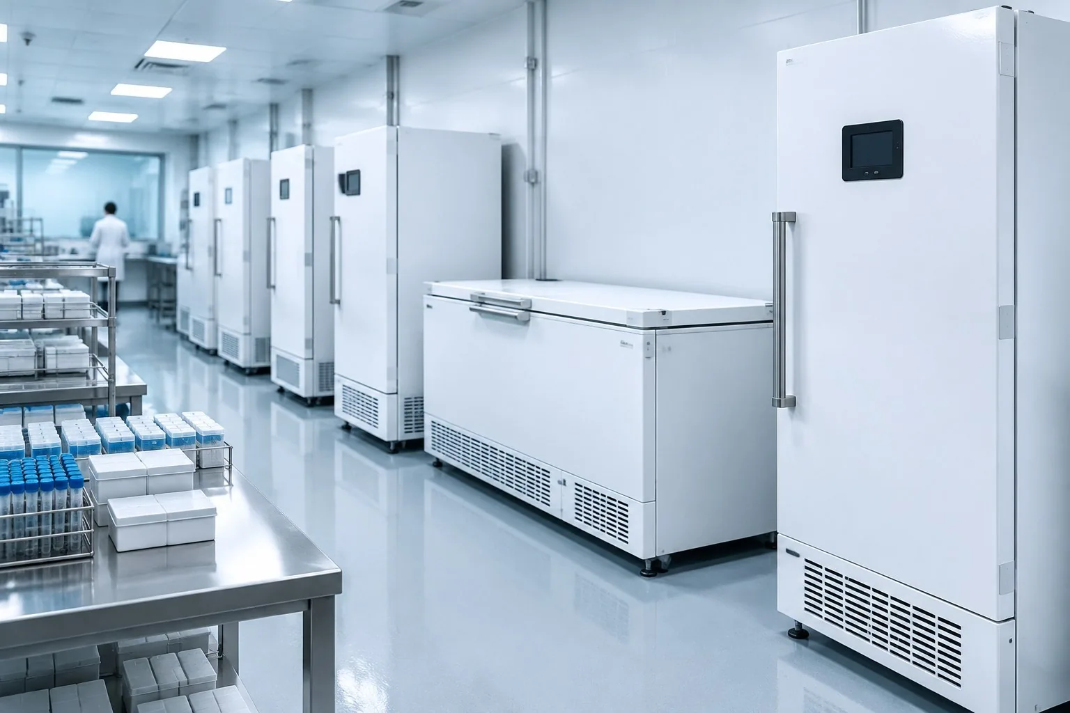 Laboratory ultra-low temperature storage cabinets