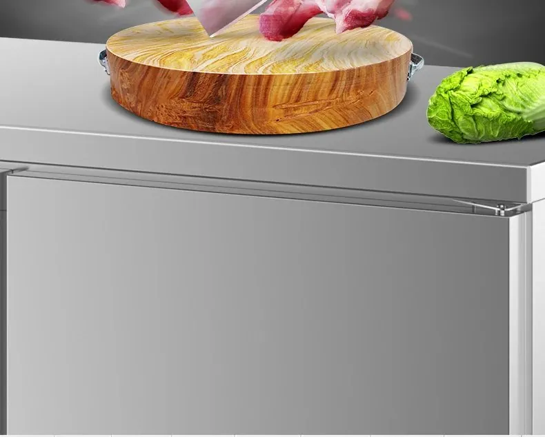 1.2m 380L Full Copper Tube Stainless Steel Double Doors Automatic Defrost VIP…
