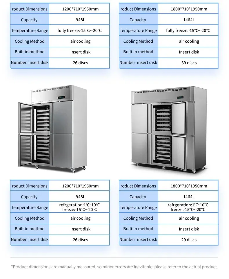 Commercial Large Capacity Vertical Reach-In Bakery Tray Freezer Automatic…