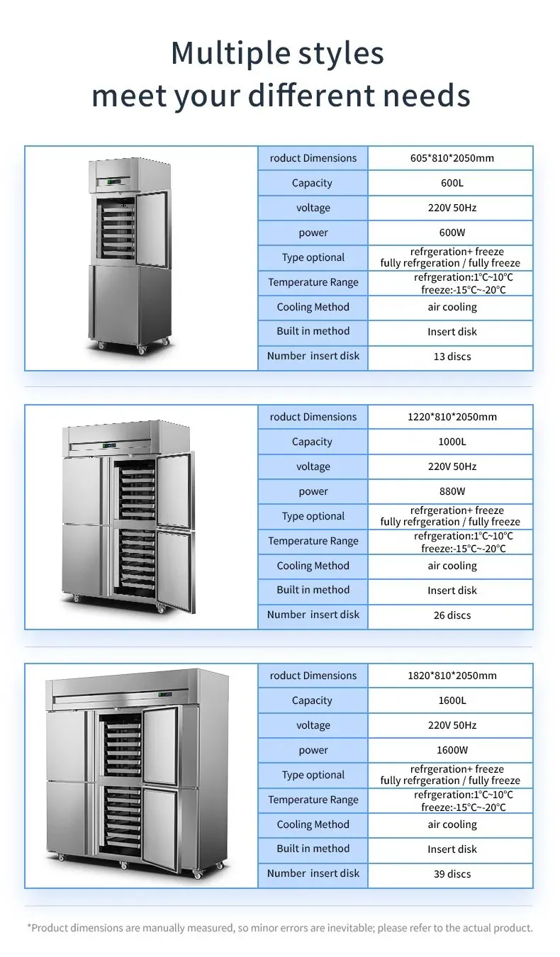 Commercial Reach-In 4-Door Upright Tray Freezer Automatic Defrost Digital…