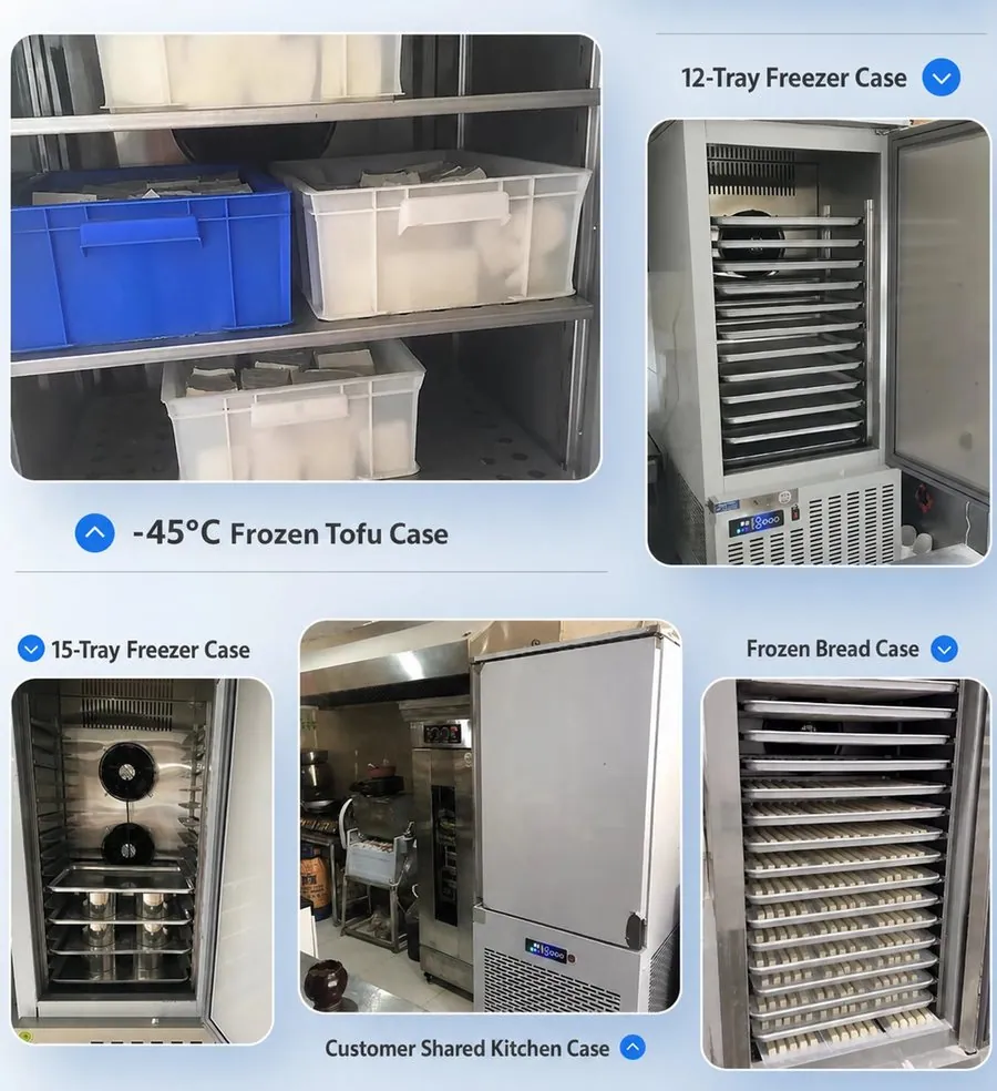 30盤雙門 -45C 商用步入式冷凍櫃 不鏽鋼 自動除霜 相容風冷 數位溫度