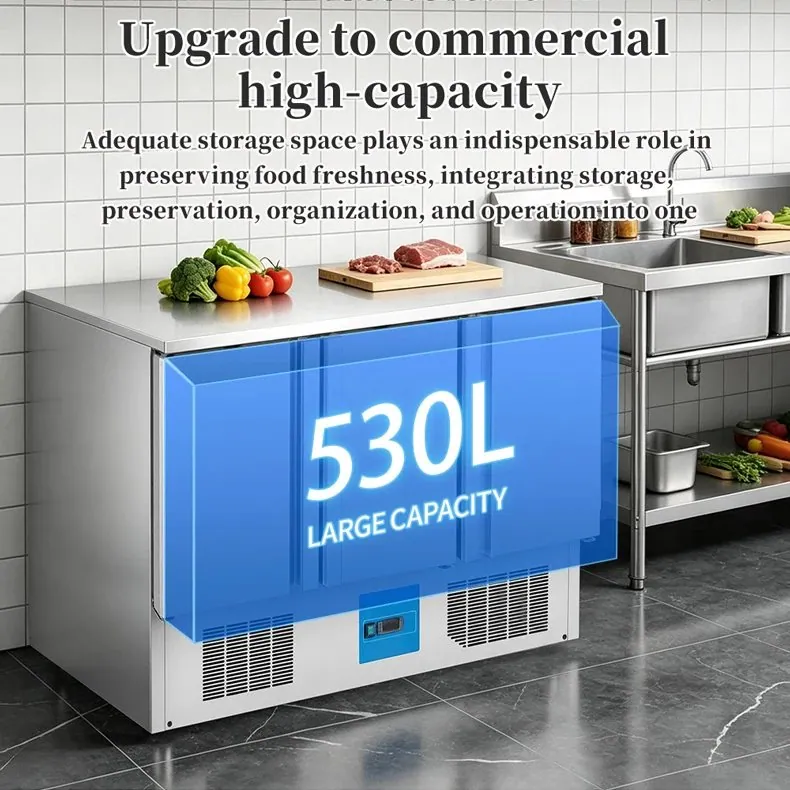 Shehope Commercial Undercounter Single Door Stainless Steel Prep Table…