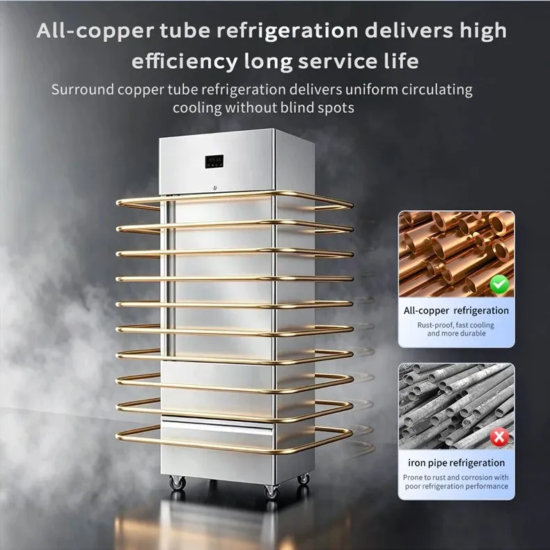 Single Door Stainless Steel Reach Freezer Dual Drawer Commercial Cold Storage…